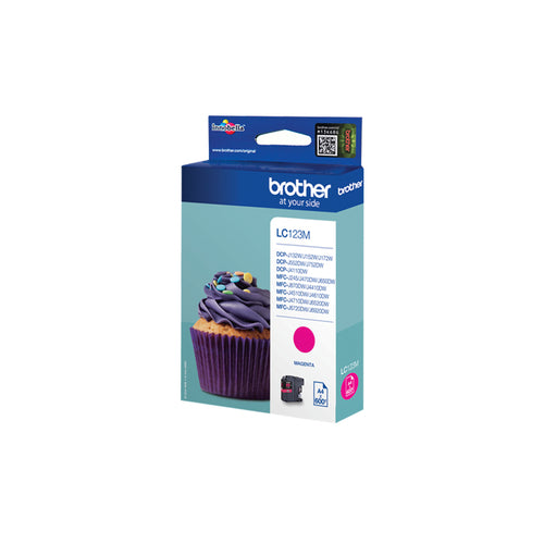 Brother LC-123M ink cartridge 1 pc(s) Original Magenta Brother LC-123M ink cartridge 1 pc(s) Original Magenta